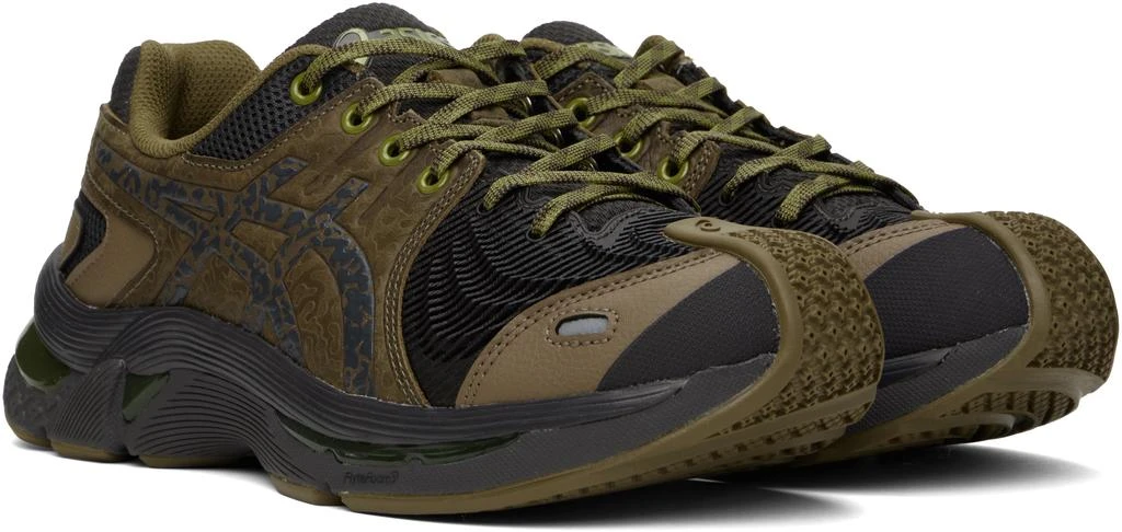 Kiko Kostadinov Brown & Black Asics Edition GEL-KIRIL III Sneakers 4