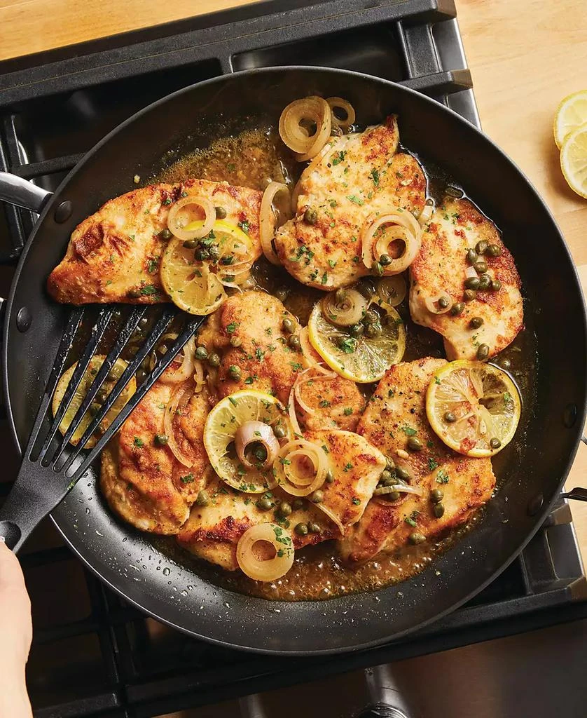 Rachael Ray Cook + Create Hard Anodized Nonstick Frying Pan with Helper Handle, 14" 2