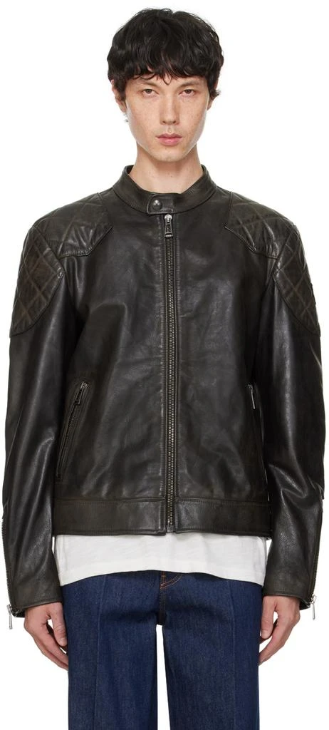 BELSTAFF Black Outlaw Leather Jacket 1