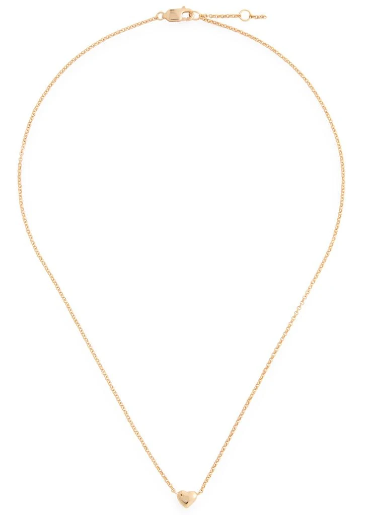 ASTRID & MIYU Heart Charm 18kt gold-plated necklace 3