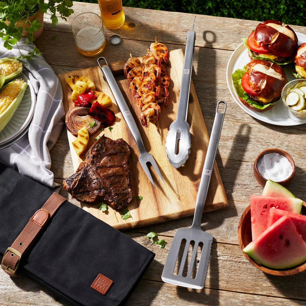 ZWILLING BBQ+ 4-pc Stainless Steel Grill Tool Set 5