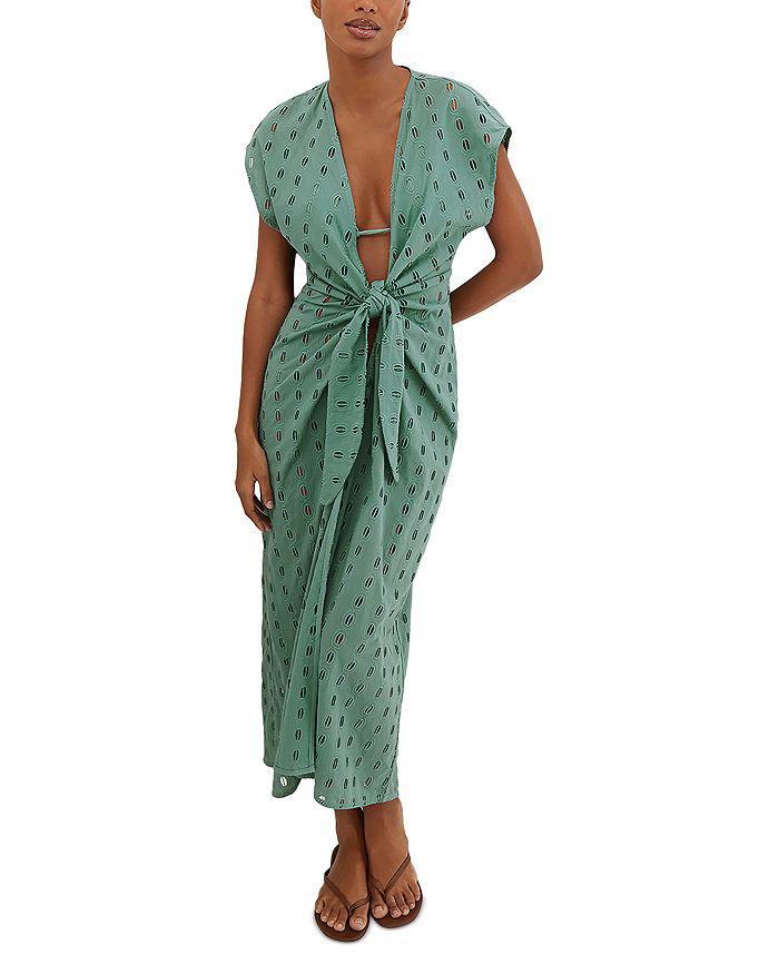 Vix Swimwear Sasha Eyelet Cover-Up Dress