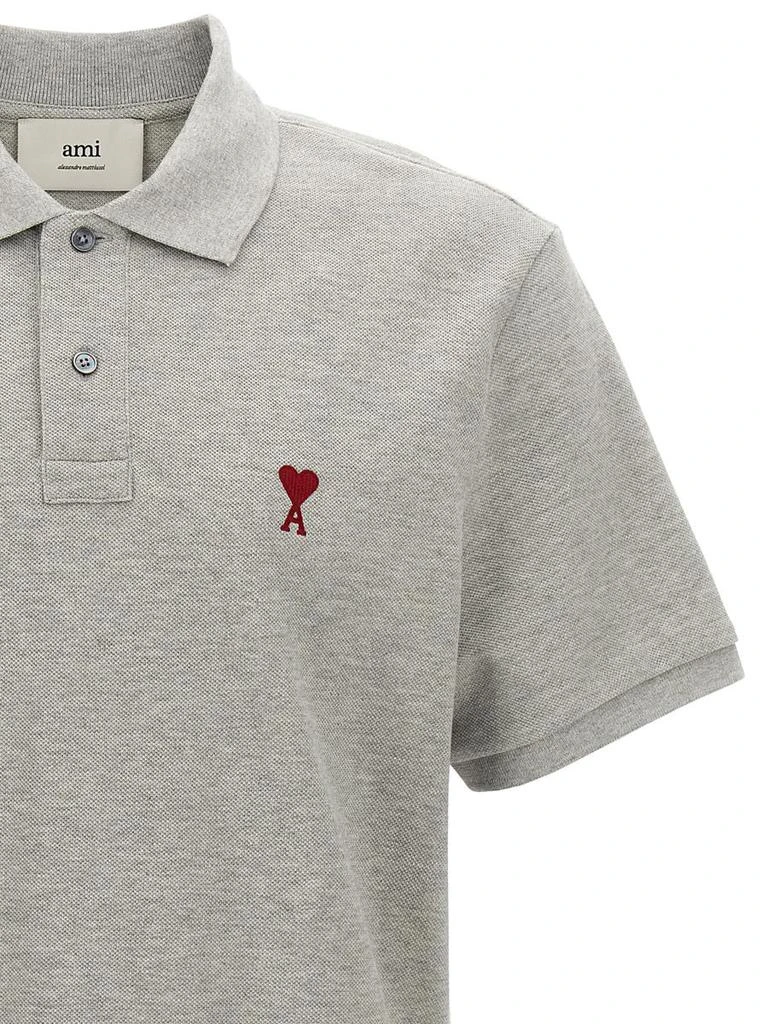 AMI AMI Paris 'Ami De Coeur' Polo Shirt 3