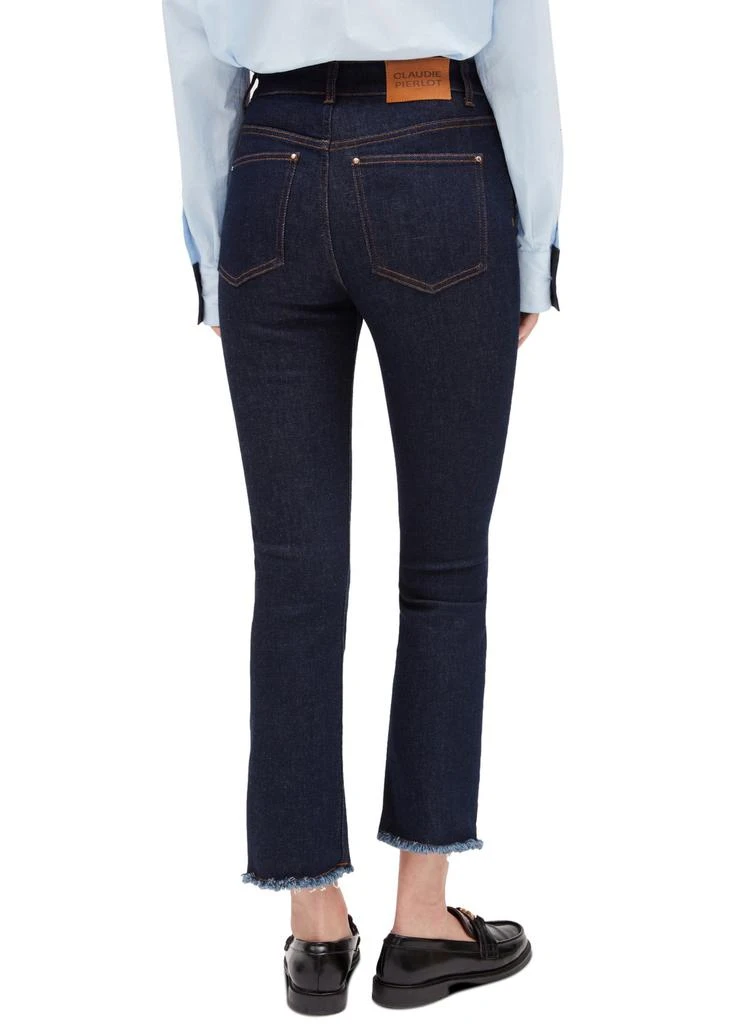 CLAUDIE PIERLOT High-waisted raw jeans 3