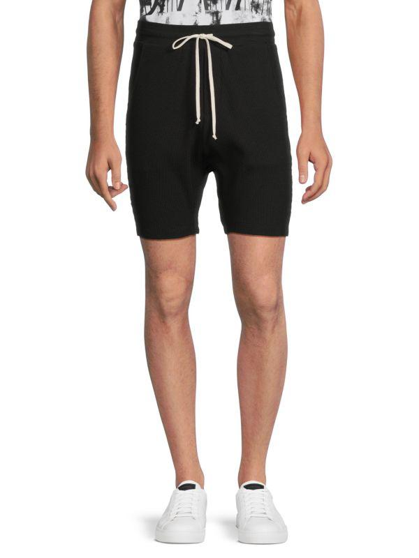 TWENTY MONTREAL Waffle Knit Flat Front Shorts