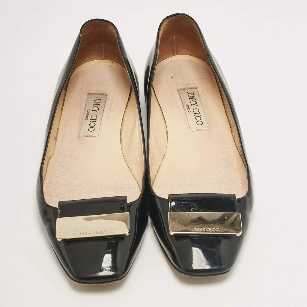 Jimmy Choo Jimmy Choo Black Patent Leather Ballet Flats Size 40 3
