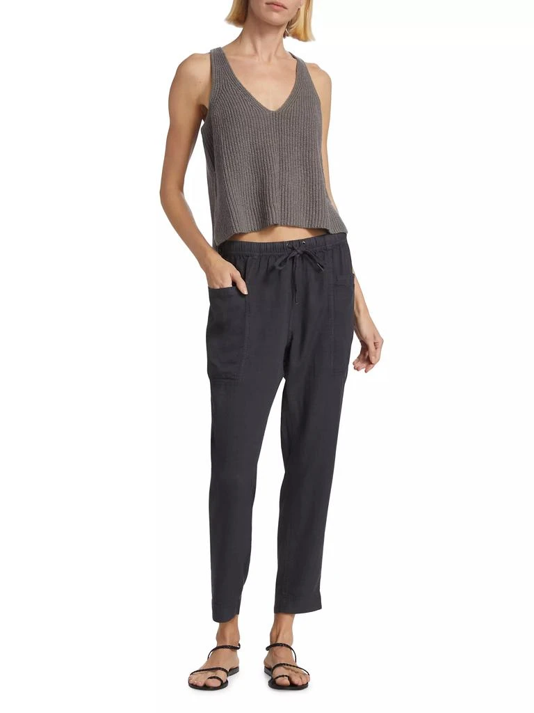 Splendid Gia Drawstring Straight-Leg Crop Pants 2