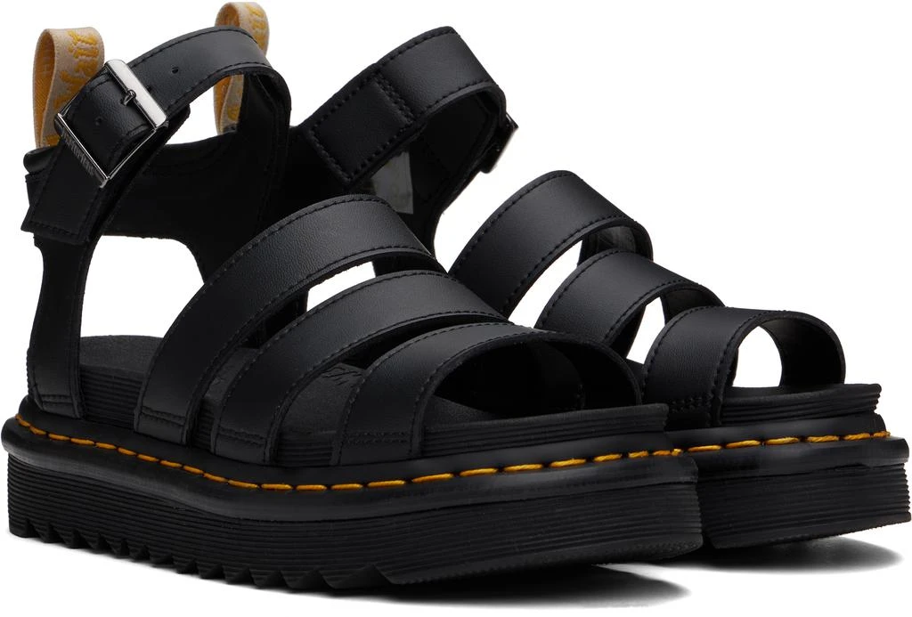 Dr. Martens Black Vegan Blaire Gladiator Sandals 4