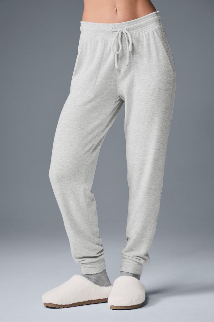 Alo Soho Sweatpant - Athletic Heather Grey