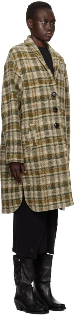 Isabel Marant Green & Brown Gabriel Coat 2