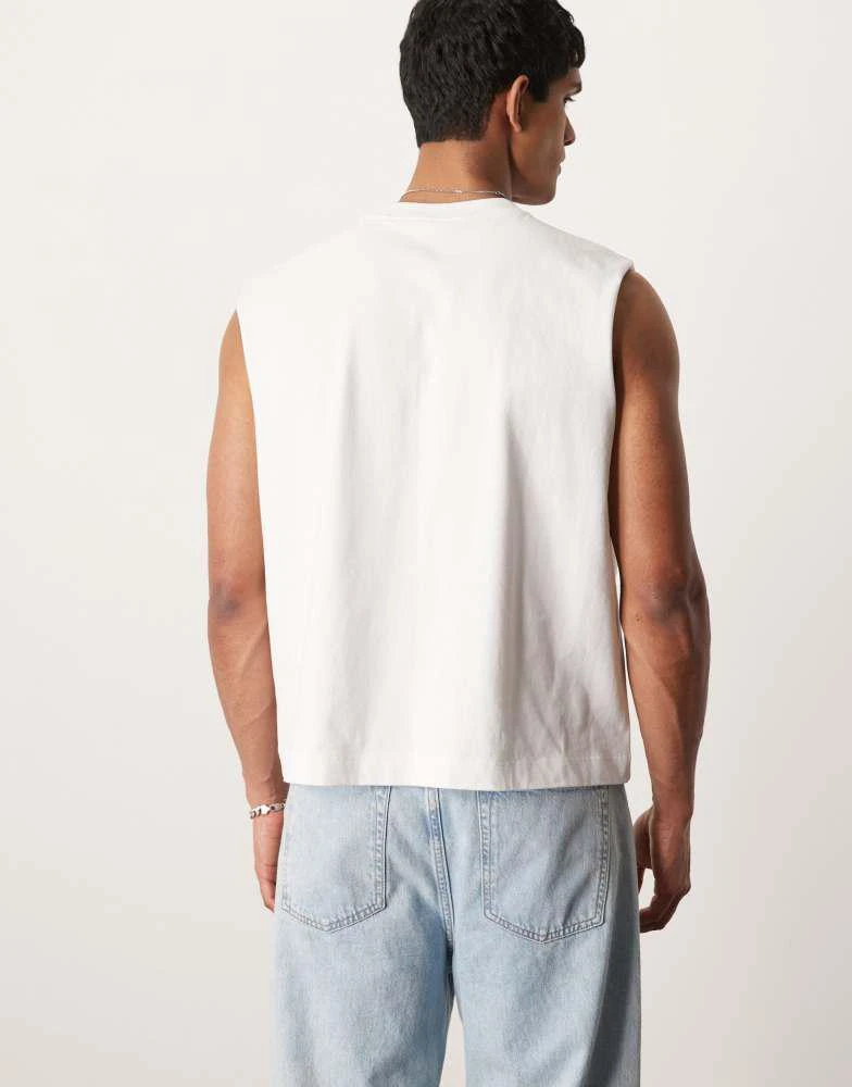 Abercrombie & Fitch Abercrombie & Fitch premium vest in white 4