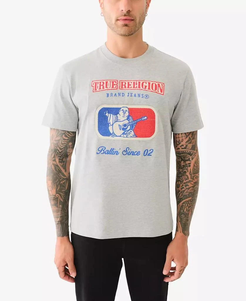 Men's Short Sleeve Embroidery League T-Shirt – On Sale Now with Up