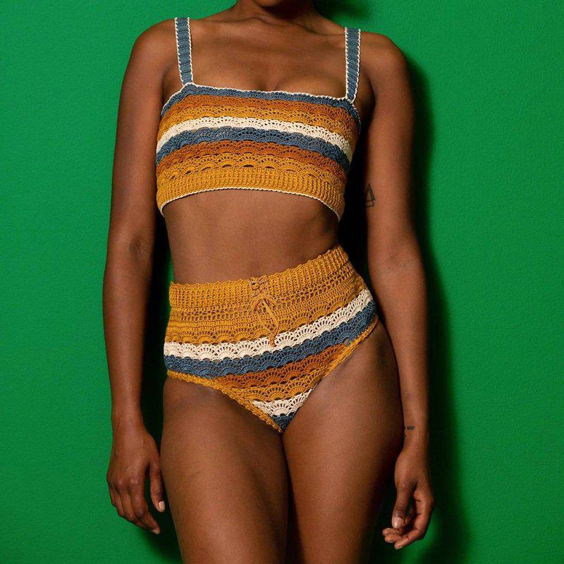 Carolina K Crochet Bikini Set