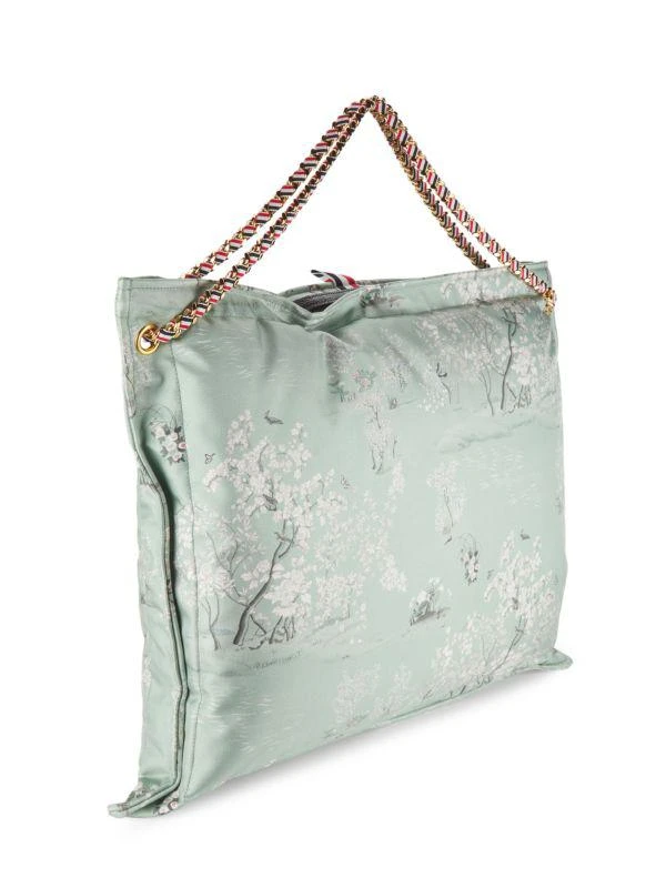 Thom Browne Floral Silk Top Handle Bag 4
