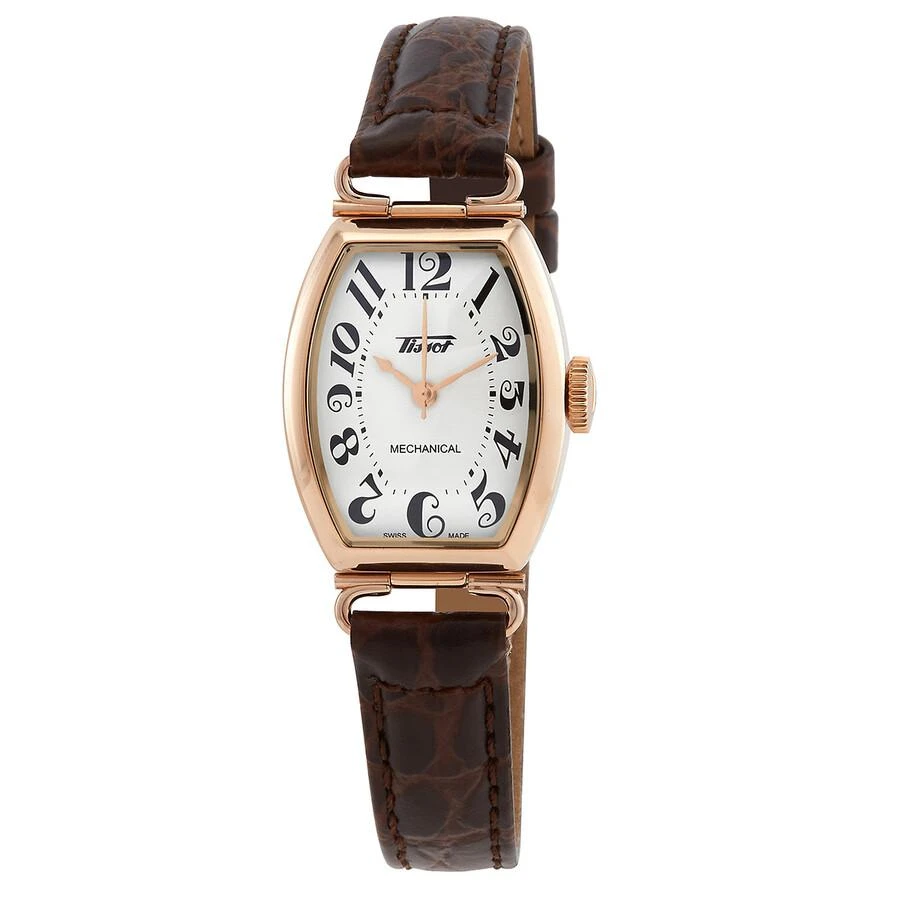 Tissot Heritage Hand Wind White Dial Ladies Watch T128.161.36.012.00 1