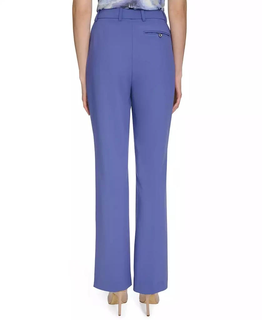 Calvin Klein Petite High-Rise Straight-Leg Pants 2