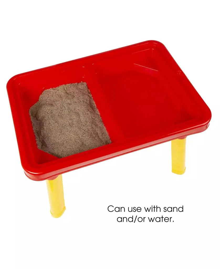 Trademark Global Hey Play Water Or Sand Sensory Table With Lid And Toys - Portable Covered Activity Playset For The Beach, Backyard Or Classroom 3