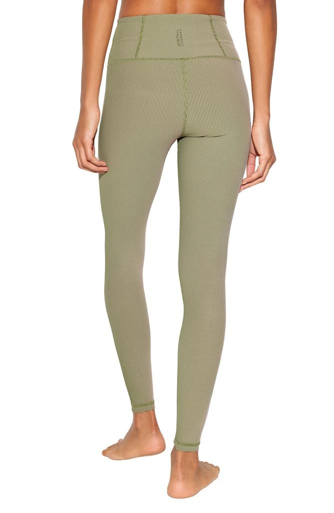 Spiritual Gangster Lotus Two-Tone High Waist 7/8 Leggings 2