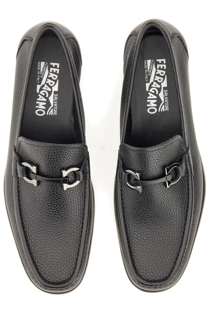 Salvatore Ferragamo Ferragamo Gancini Plauqe Moccasin Loafers 4
