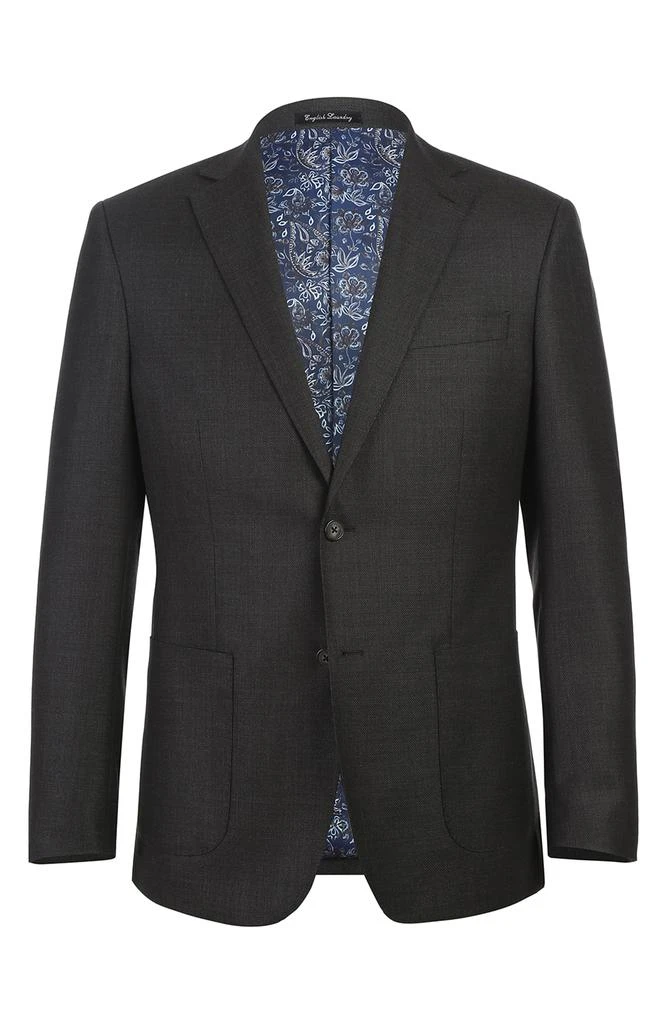 English Laundry Notch Lapel Wool Blend Two-Piece Suit 4