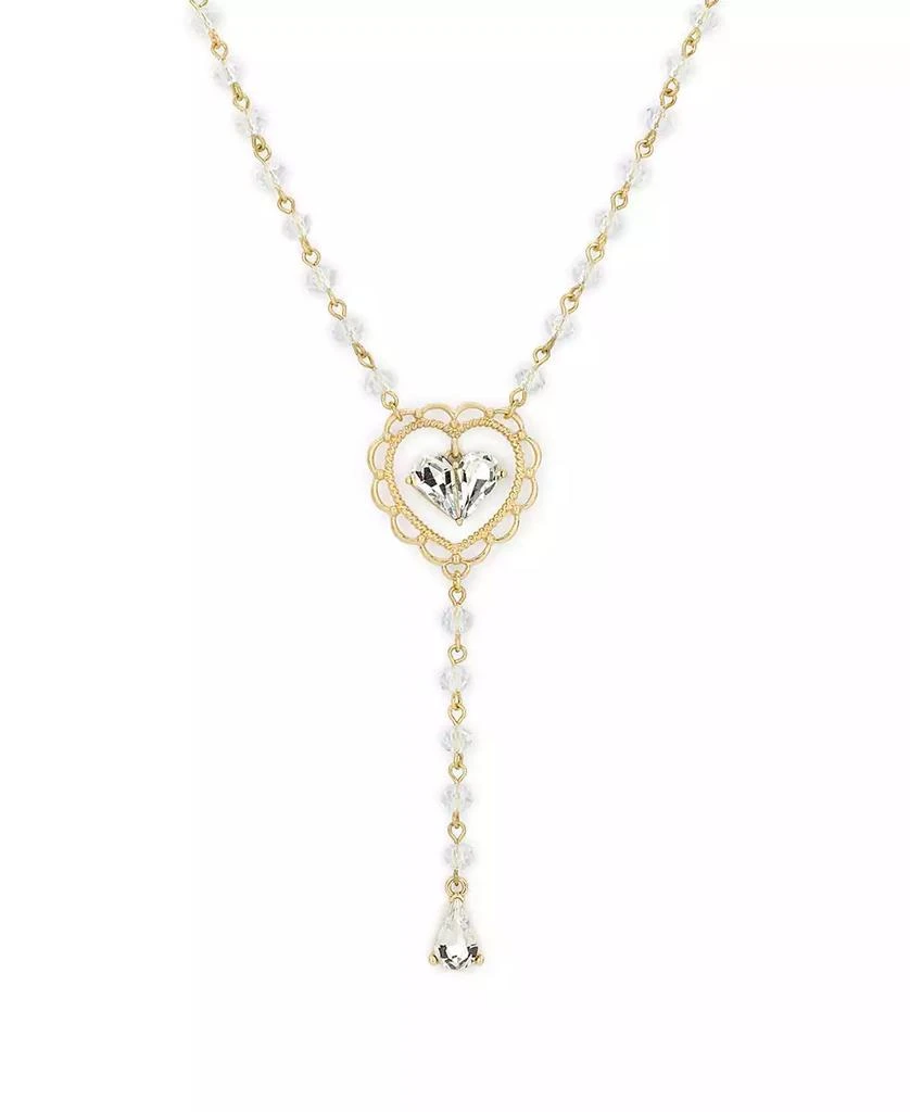 Patricia Nash Lovely Sparkle Collection Long Y Necklace
