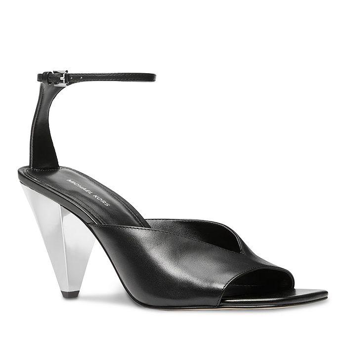 【Michael Kors】☆サンダル☆ Mylah Logo and Leather Sandal Mylah Sandal | Michael Kors [US]
