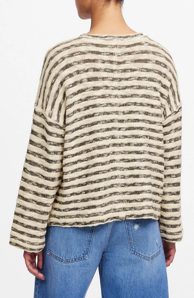 Madewell Stripe Crewneck Long Sleeve T-Shirt 2