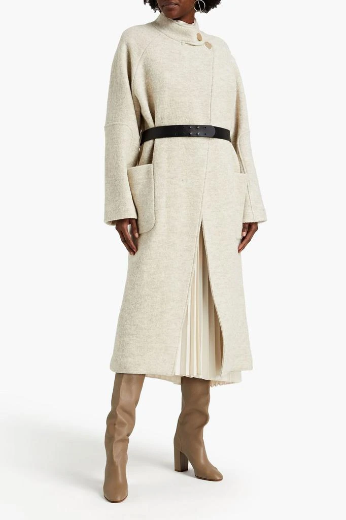 ba&sh Come mélange bouclé-wool coat 4