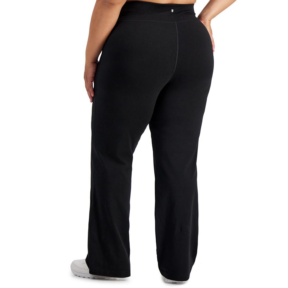 ID Ideology Plus Size Flex Stretch Active Yoga Pants, Created for Macy's