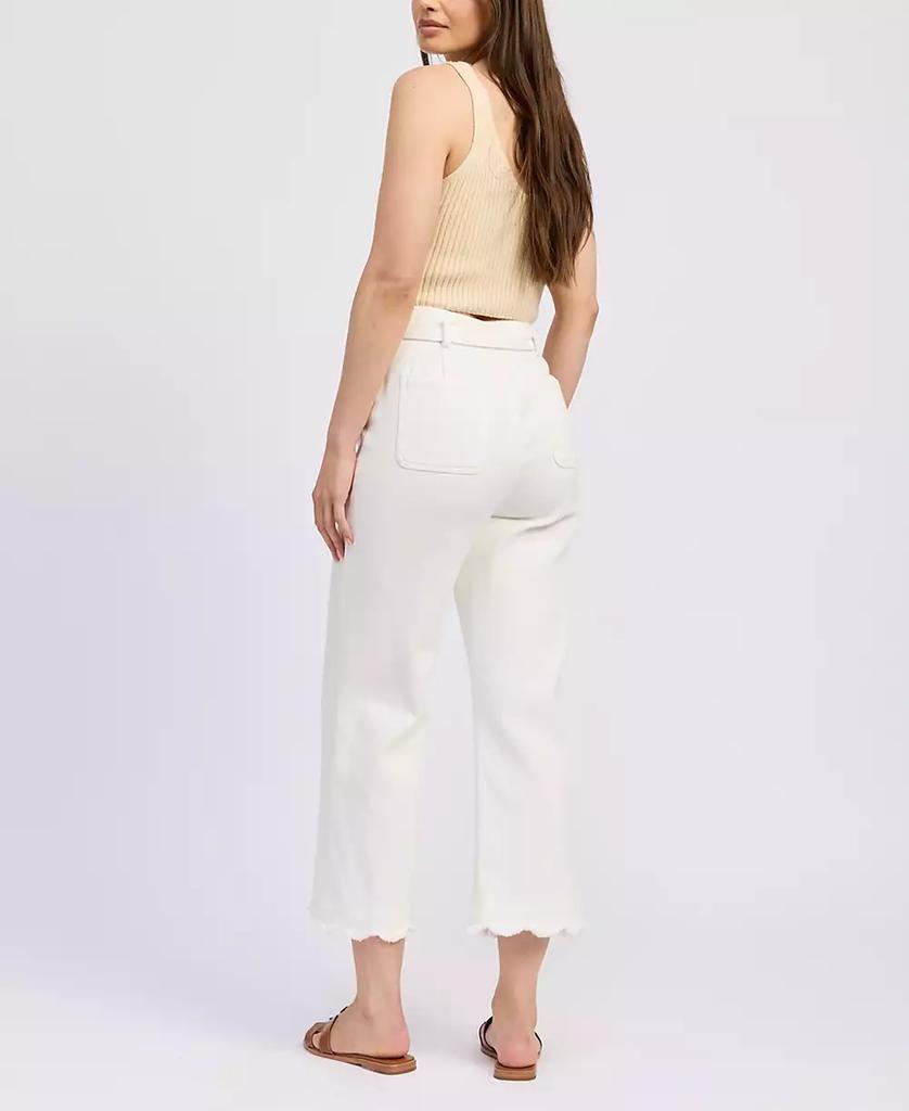 En Saison Women's Courtney Scallop-Hem Pants
