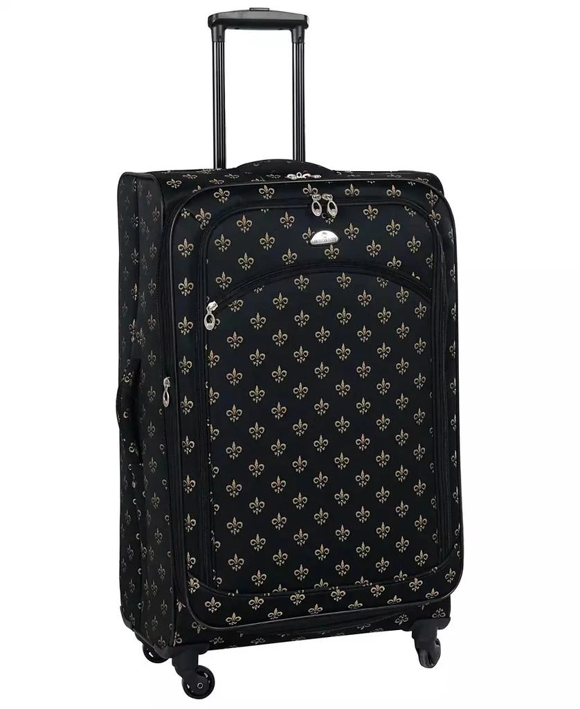 American Flyer Fleur De Lis 5 Piece Spinner Luggage Set 2