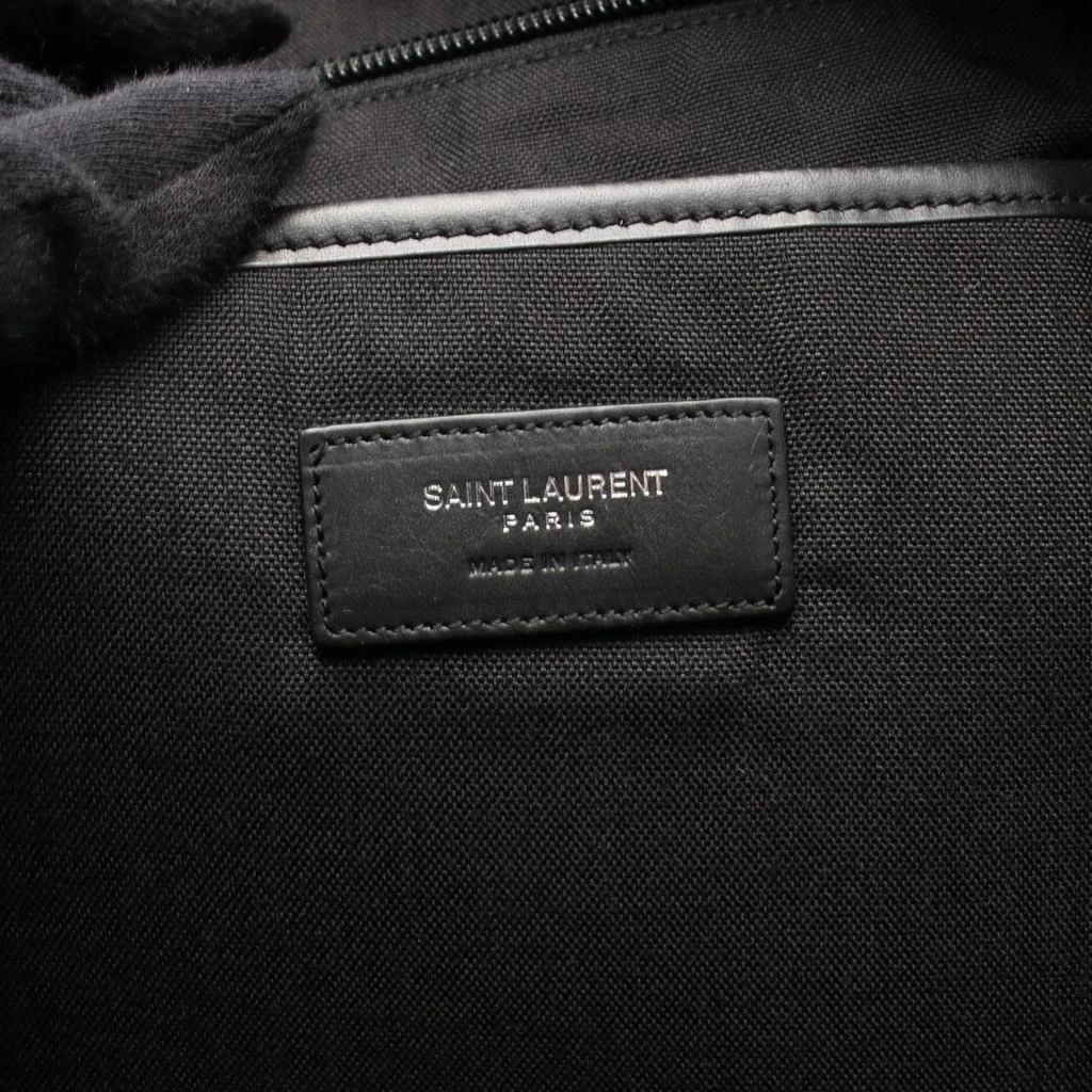 Yves Saint Laurent Canvas Leather Backpack (Pre-Owned) 4