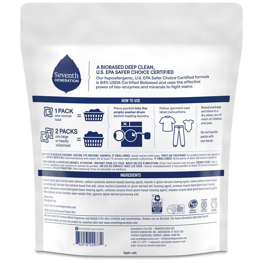 Seventh Generation Laundry Detergent Packs