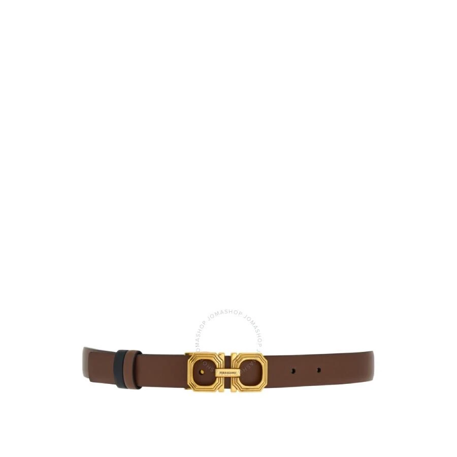 Salvatore Ferragamo Gancini-Buckle Leather Belt 1