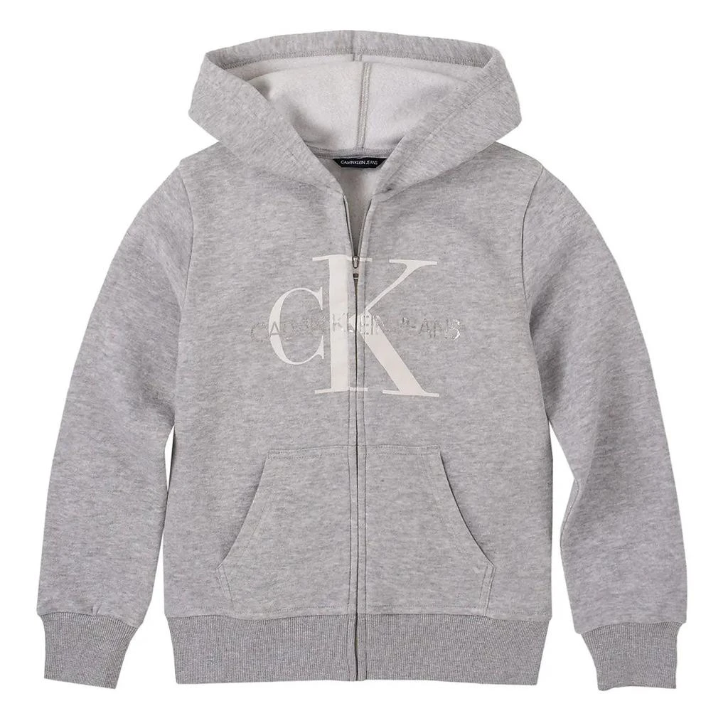 Calvin Klein Calvin Klein Big Girl's Monogram Logo Hoodie 4