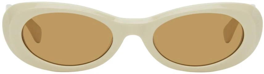 DMY Studios Off-White Naomi Sunglasses - Sunglasses - BeyondStyle