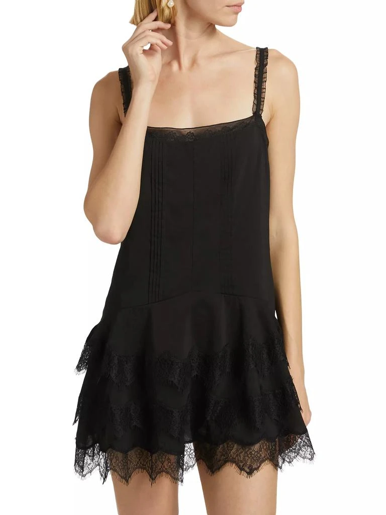 Reformation Cleodora Lace-Trim Slip Minidress 3