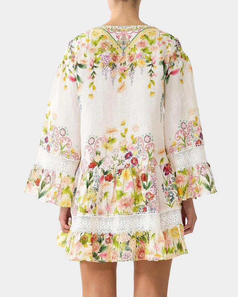 Camilla The Call of Catalonia V-Neck Tiered Mini Dress 3