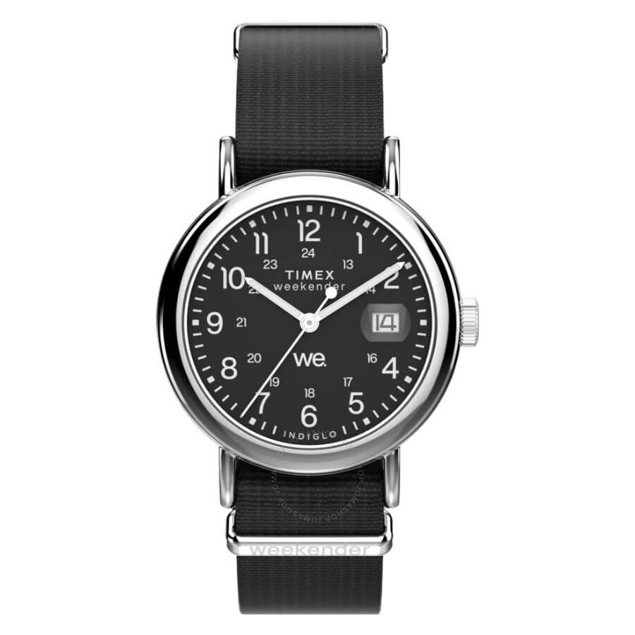 Timex Weekender Quartz Black Dial Unisex Watch TW2W85700