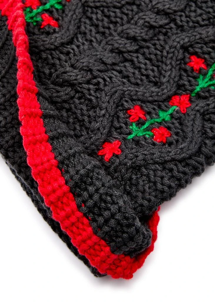 DAMSON MADDER Embroidered cotton-blend beanie 2