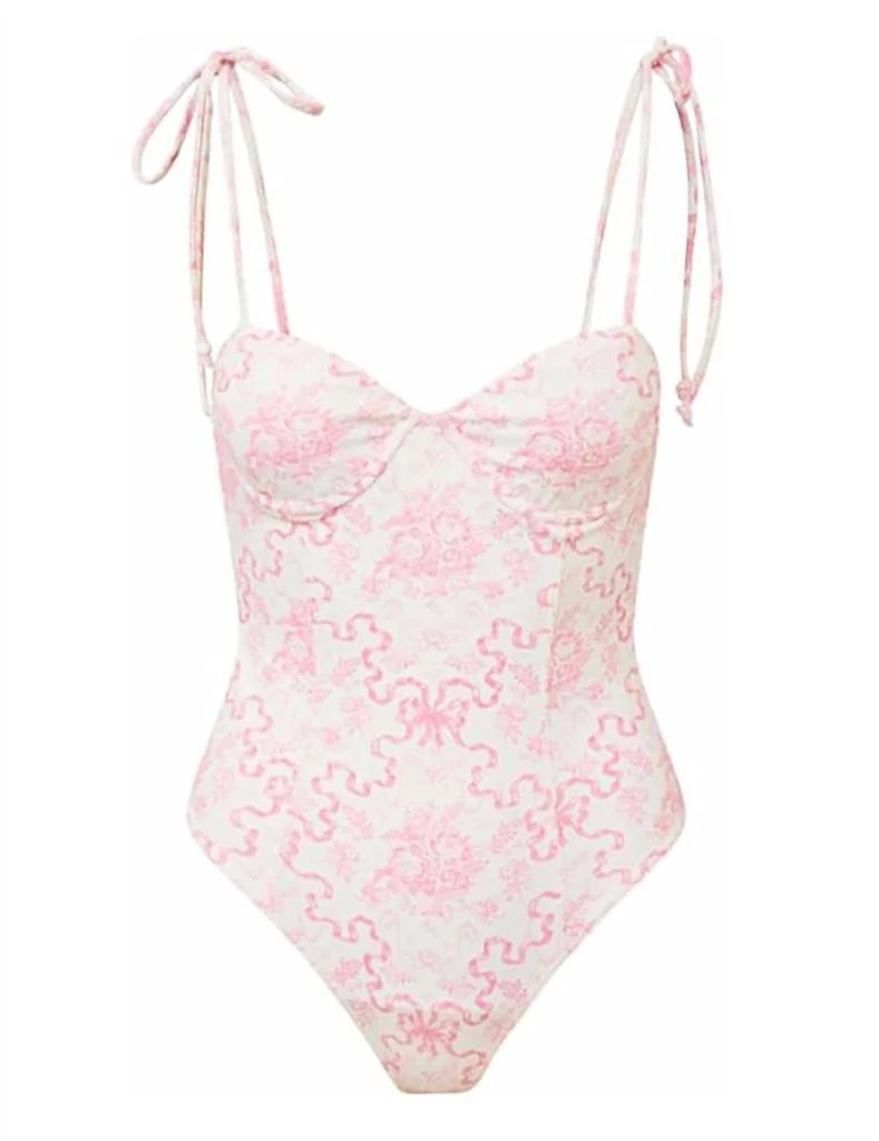 LOVESHACKFANCY Loveshackfancy - CHAMOMILE ONE PIECE BATHING SUIT 3