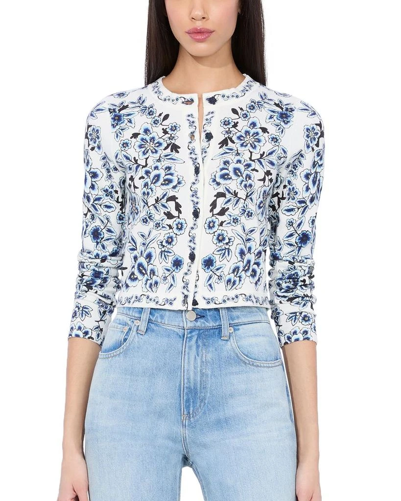 Alice + Olivia Carson Floral Cardigan 1