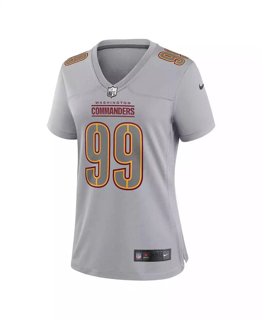 NIKE Women's Chase Young Gray Washington Commanders Atmosphere Fashion Game Jersey 3