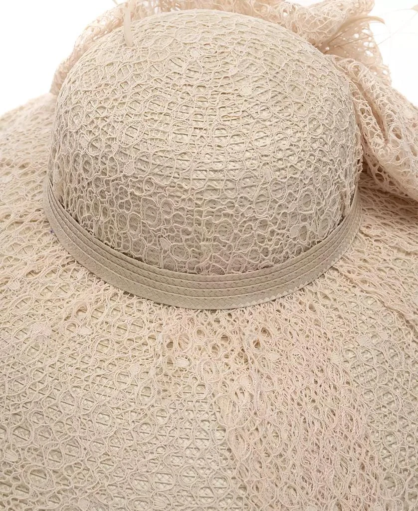 August Hat Company Textured Extra-Wide Brim Dressy Hat 3