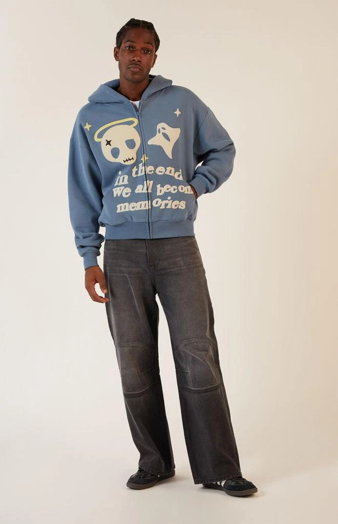 PacSun In The End Puff Graphic Zip Up Hoodie 4