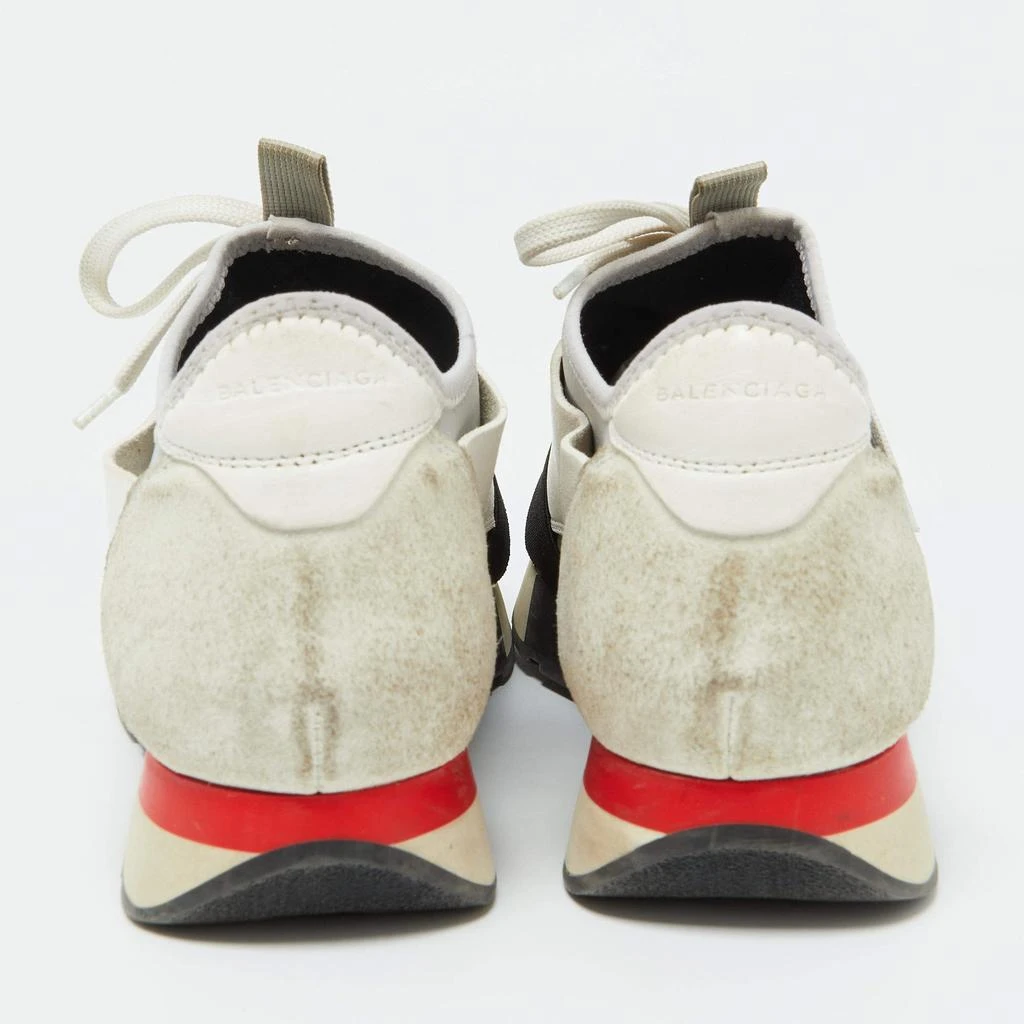 Balenciaga Balenciaga Multicolor Leather,Mesh and Suede Race Runner Low Top Sneakers Size 40 5