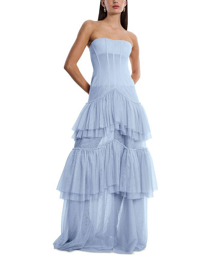 BCBG BCBG Strapless Corset Gown 7