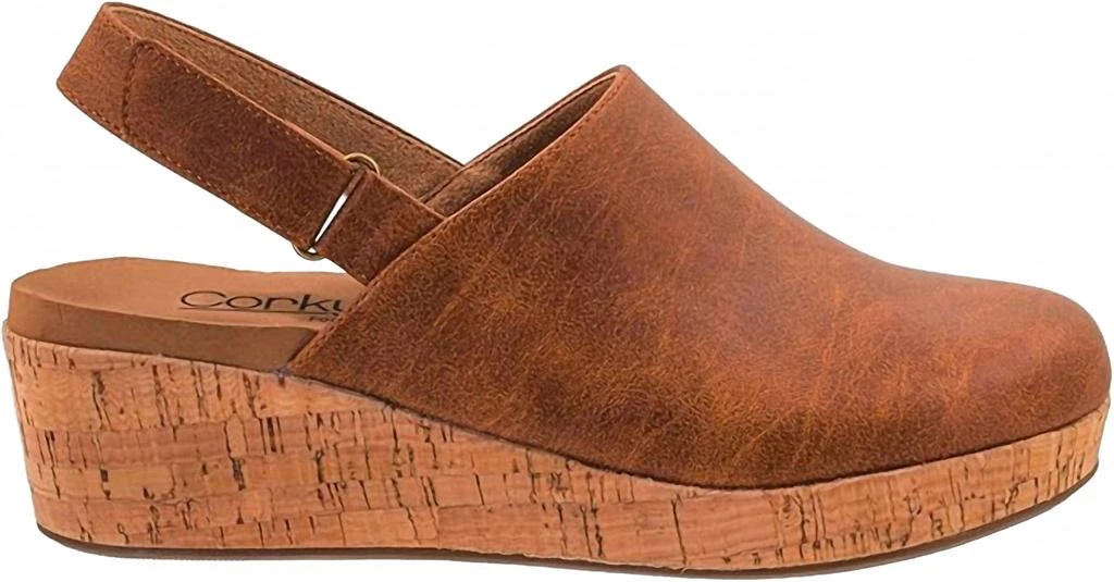 Corkys Footwear Women's Low Temps Wedge In Rust 1