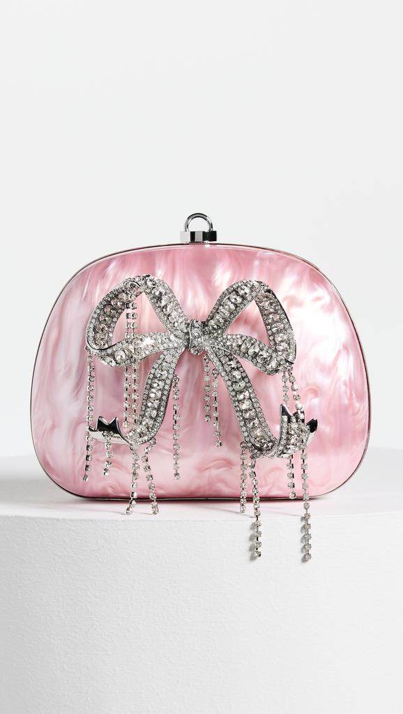 Self Portrait MULTI RHINESTONE CRESCENT MICRO BAG - Tote