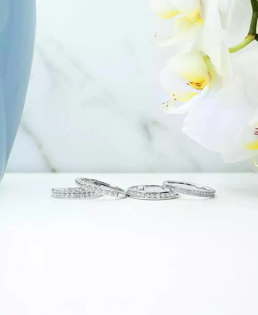 Macy's Diamond Channel-Set Wedding Band (1/4 ct. t.w.) in Platinum 5